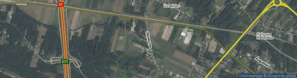 Zdjęcie satelitarne Słoneczna ul.